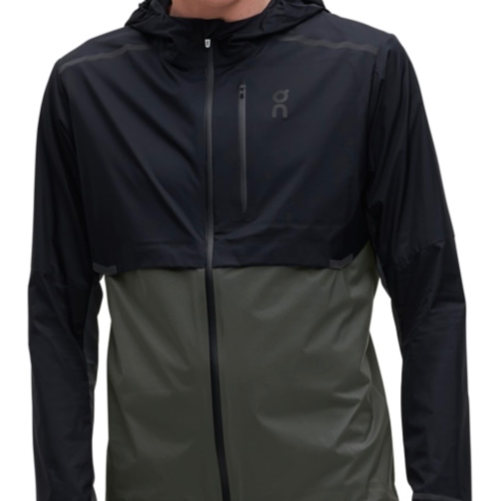 On  men’s weather jacket